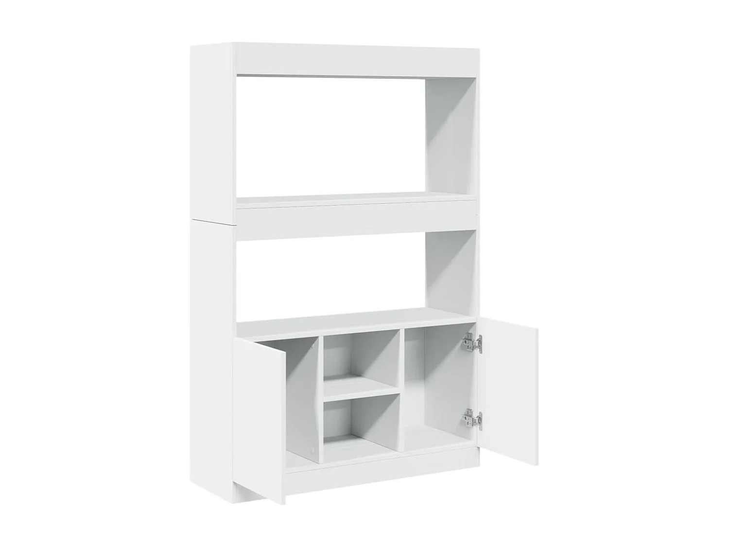 Bibliothèque blanc 92x33x140 cm bois d'ingénierie