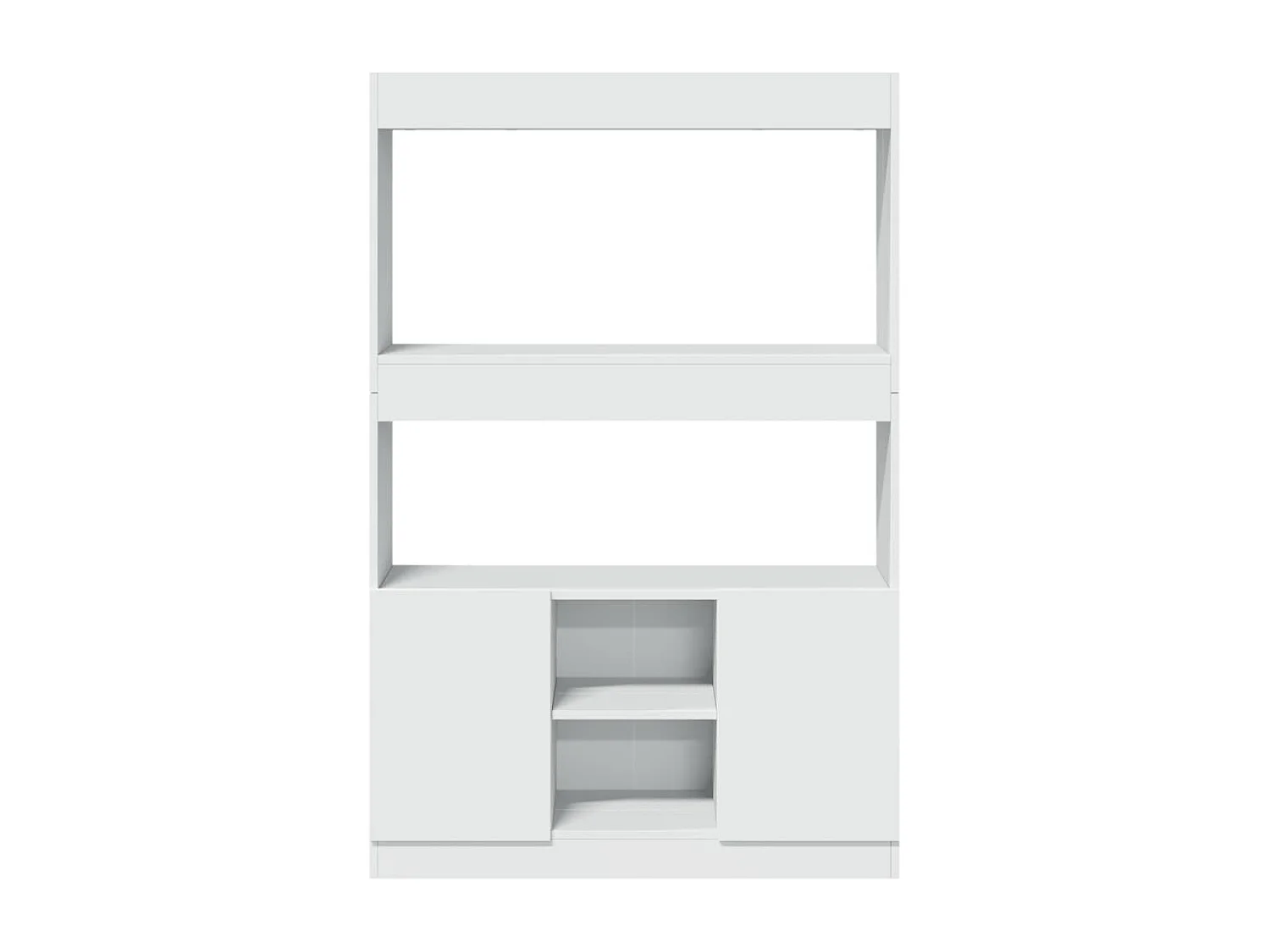 Bibliothèque blanc 92x33x140 cm bois d'ingénierie