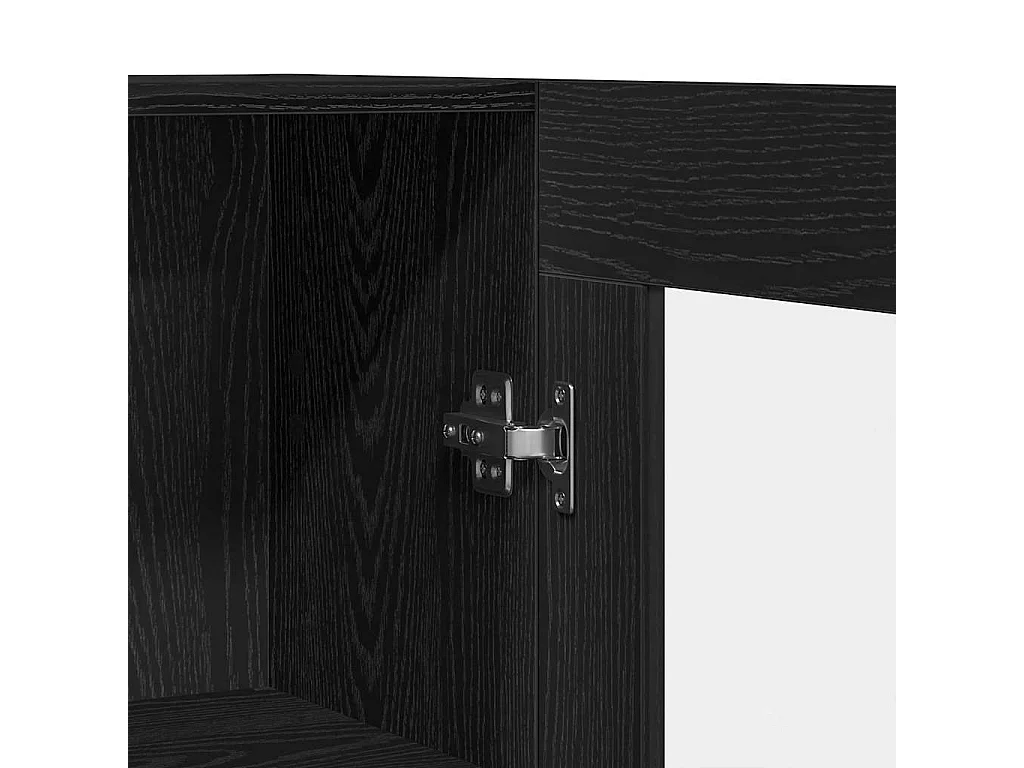 Bibliothèque Chêne noir 82.5 x 30.5 x 185 cm Bois d'ingénierie