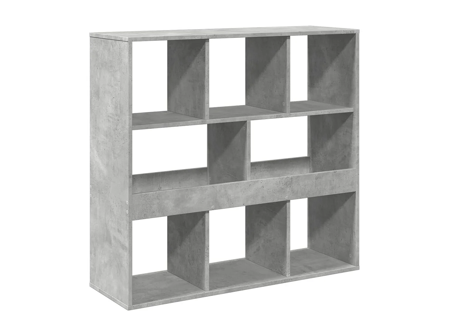 Estantería/divisor de espacios gris hormigón 100x33x94,5 cm