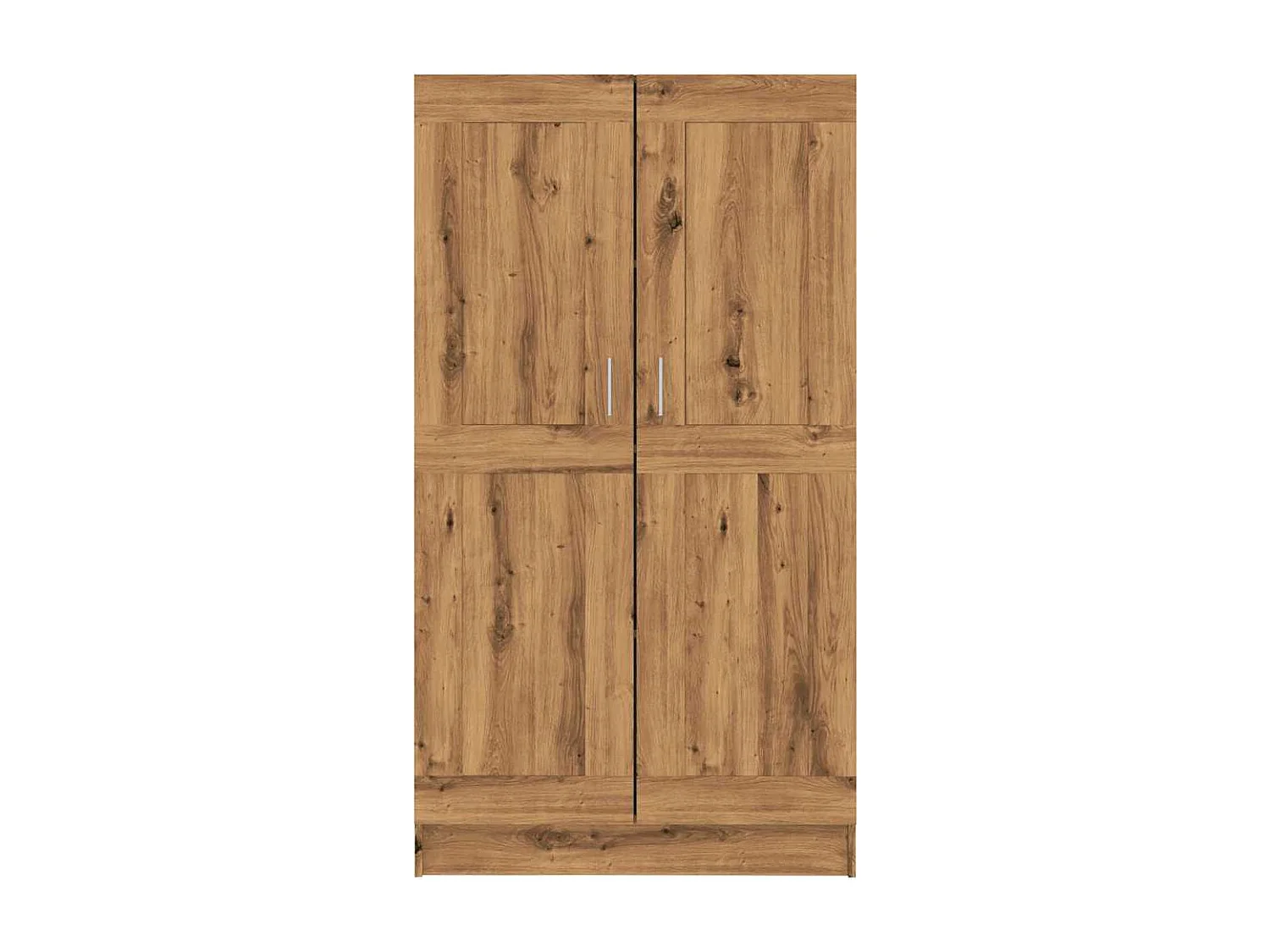 Bibliothèque chêne artisanal 82,5x30,5x150 cm bois d'ingénierie