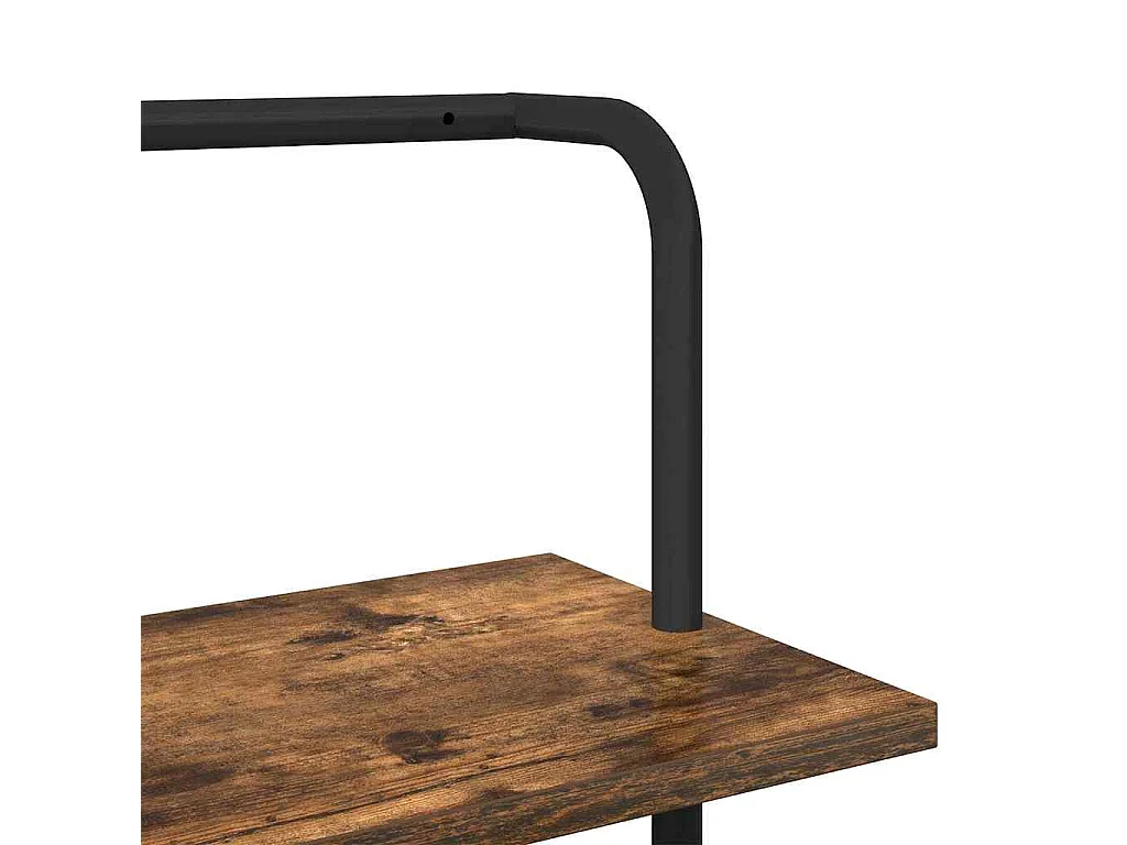 Bibliothèque Chêne fumé 60 x 24 x 203 cm Bois d'ingénierie