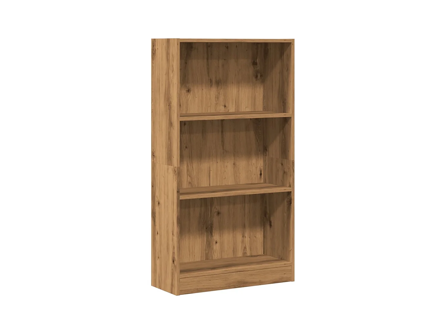 Bibliothèque chêne artisanal 60x24x109 cm bois d'ingénierie