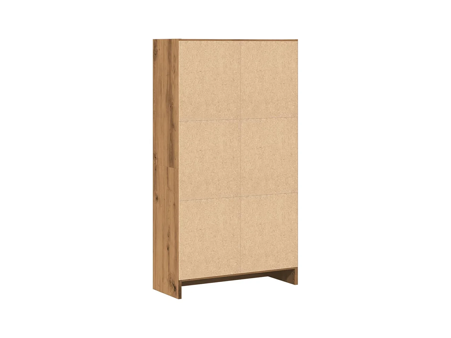 Bibliothèque chêne artisanal 60x24x109 cm bois d'ingénierie