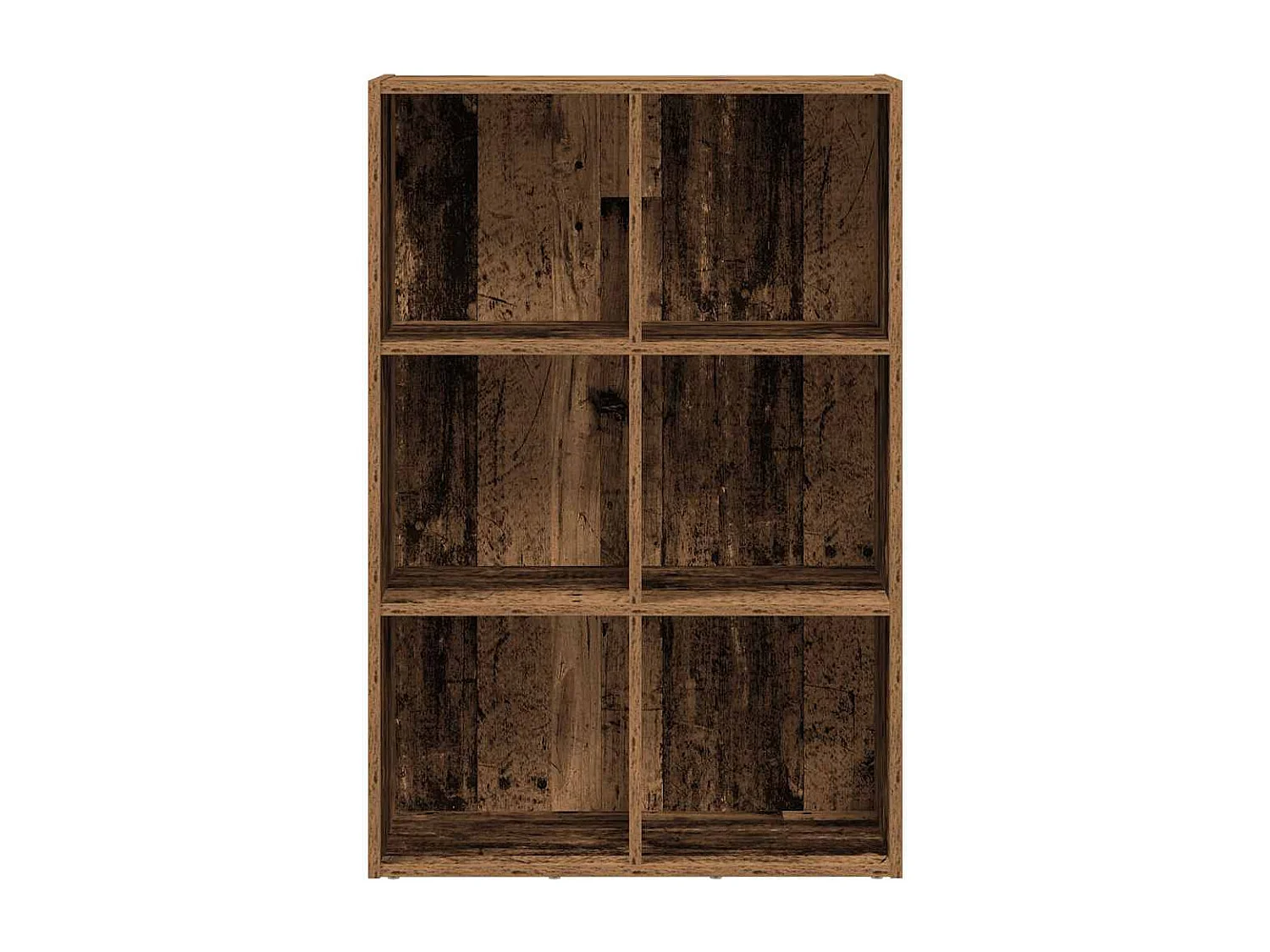 Bibliothèque/Buffet vieux bois 66x30x98 cm bois d'ingénierie