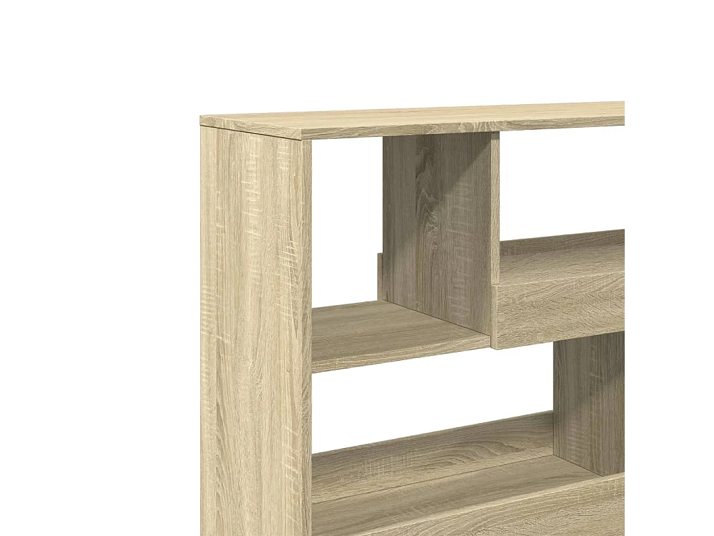 Bibliothèque/Séparateur de pièce chêne sonoma 100x33x94,5 cm