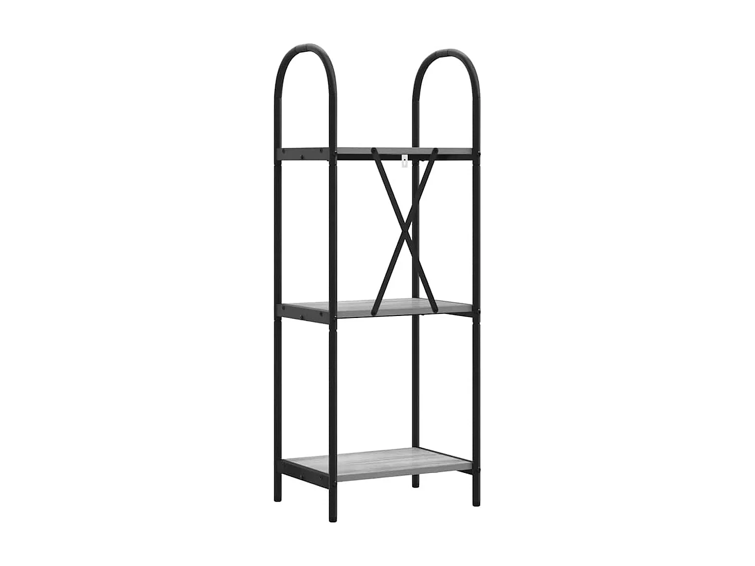 Bibliothèque Sonoma gris 40 x 30 x 109 cm Bois d'ingénierie