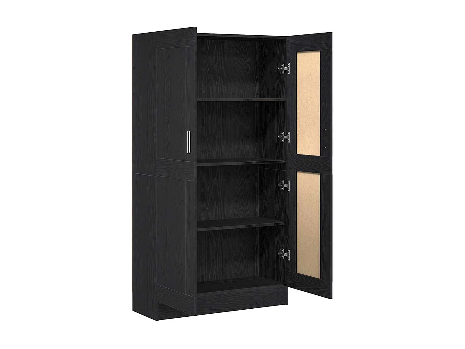 Meuble de Bibliothèque Chêne noir 82.5 x 30.5 x 150 cm