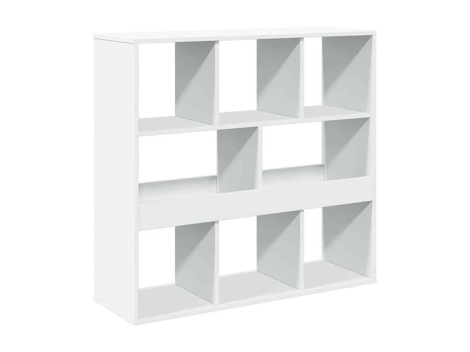 Bibliothèque / Cloison de séparation blanc 100x33x94,5 cm bois d'ingénierie