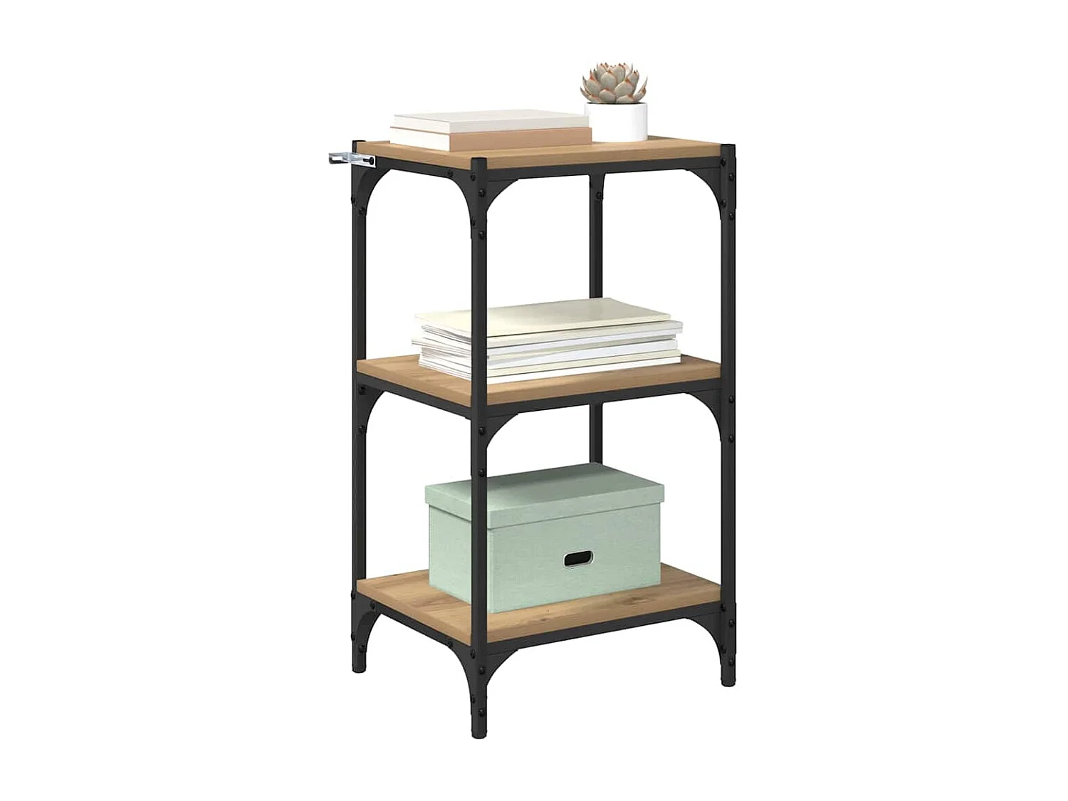 Bibliothèque chêne artisanal 40 x 33 x 70.5 cm