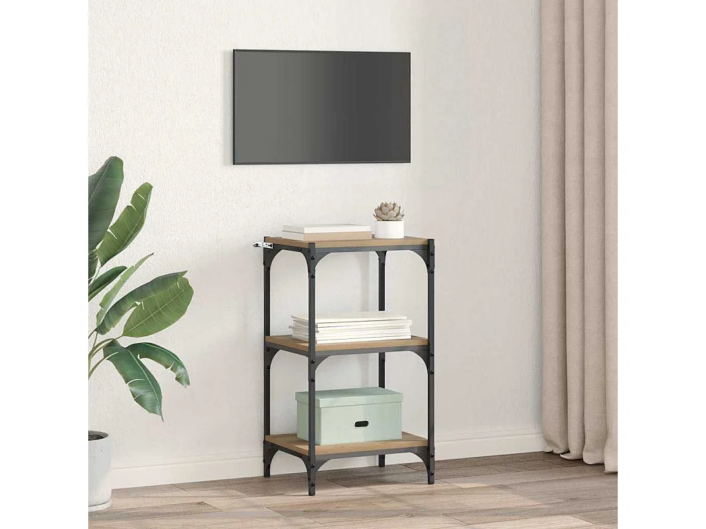 Bibliothèque chêne artisanal 40 x 33 x 70.5 cm