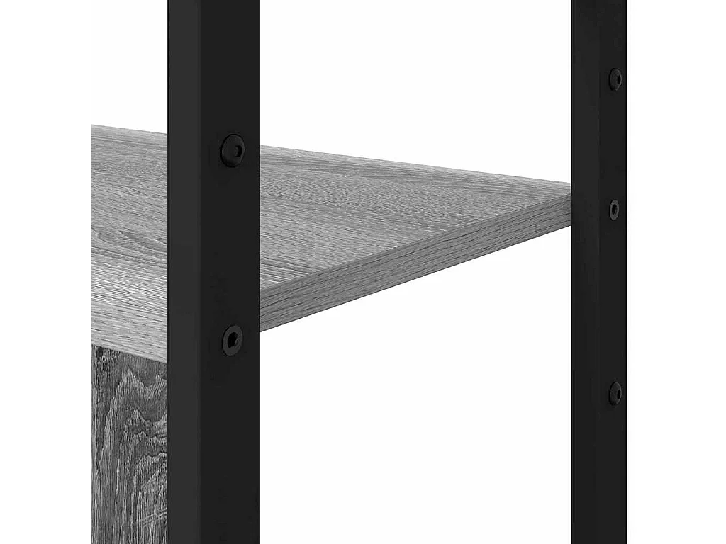 Bibliothèque Sonoma gris 80 x 30 x 155.5 cm Bois d'ingénierie