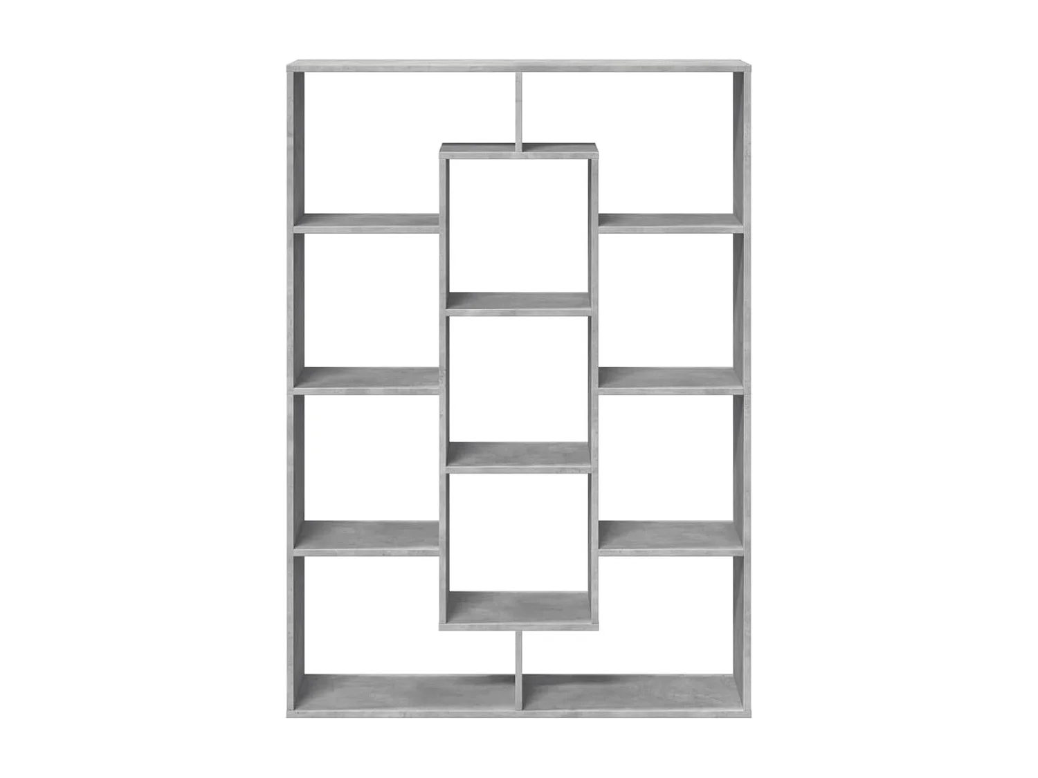 Estante 102x29x143 cm contraplacado cinzento-cimento