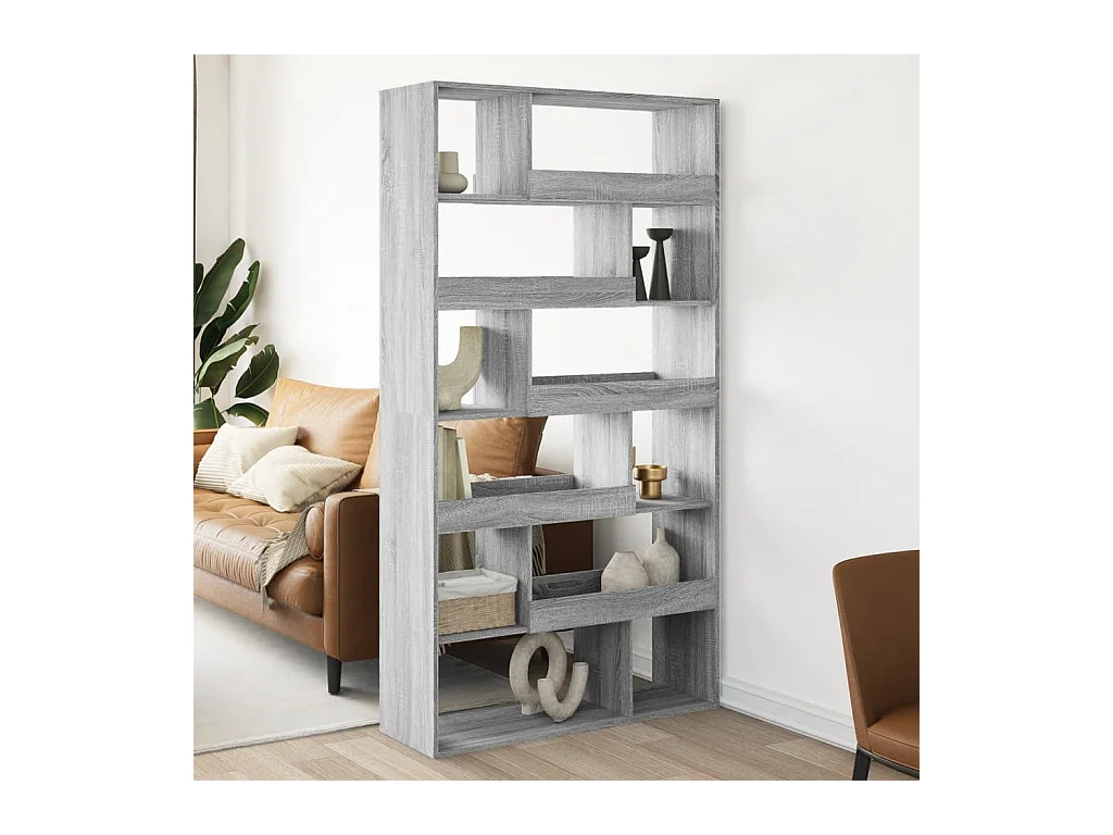 Separador de ambientes madera gris Sonoma 100x33x187,5 cm