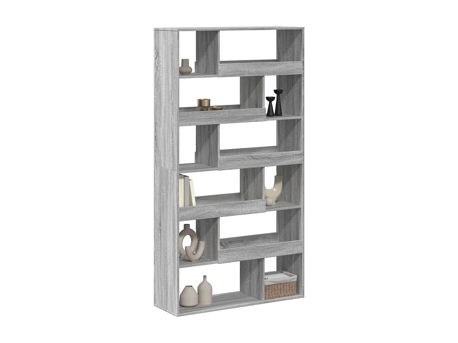 Separador de ambientes madera gris Sonoma 100x33x187,5 cm