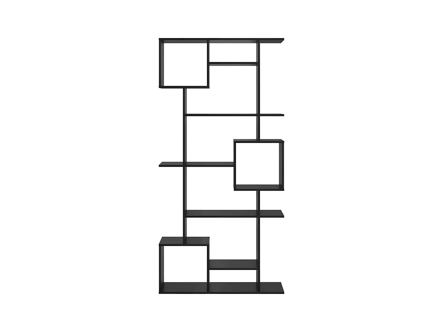 Bibliothèque Chêne noir 92 x 29 x 188 cm Bois d'ingénierie