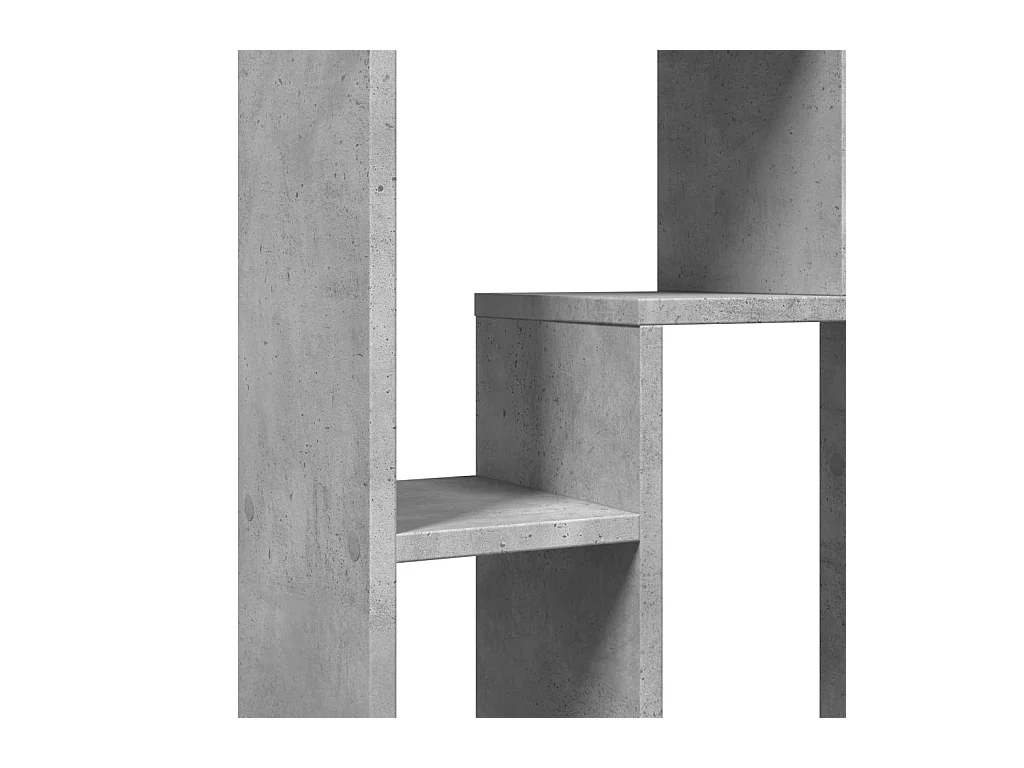 Estante 63x20x90 cm derivados de madeira cinzento cimento