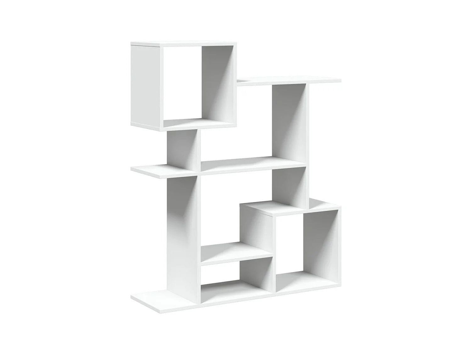 Bibliothèque séparatrice de pièce blanc 92x29x112 cm