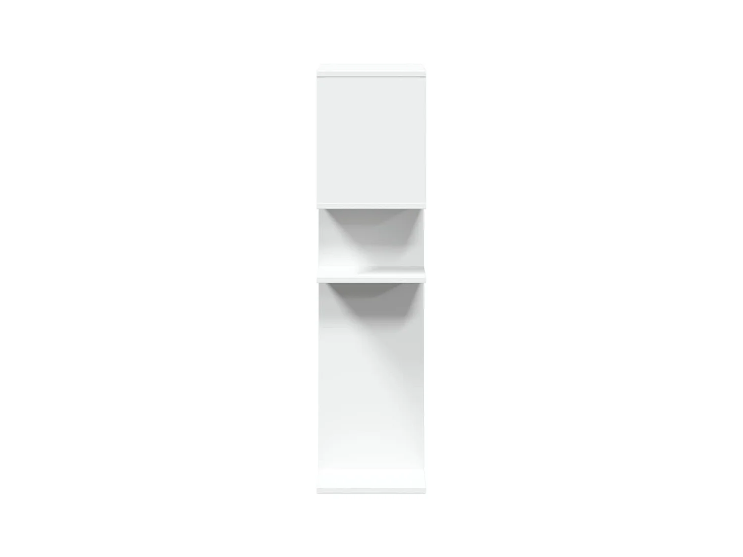 Bibliothèque séparatrice de pièce blanc 92x29x112 cm