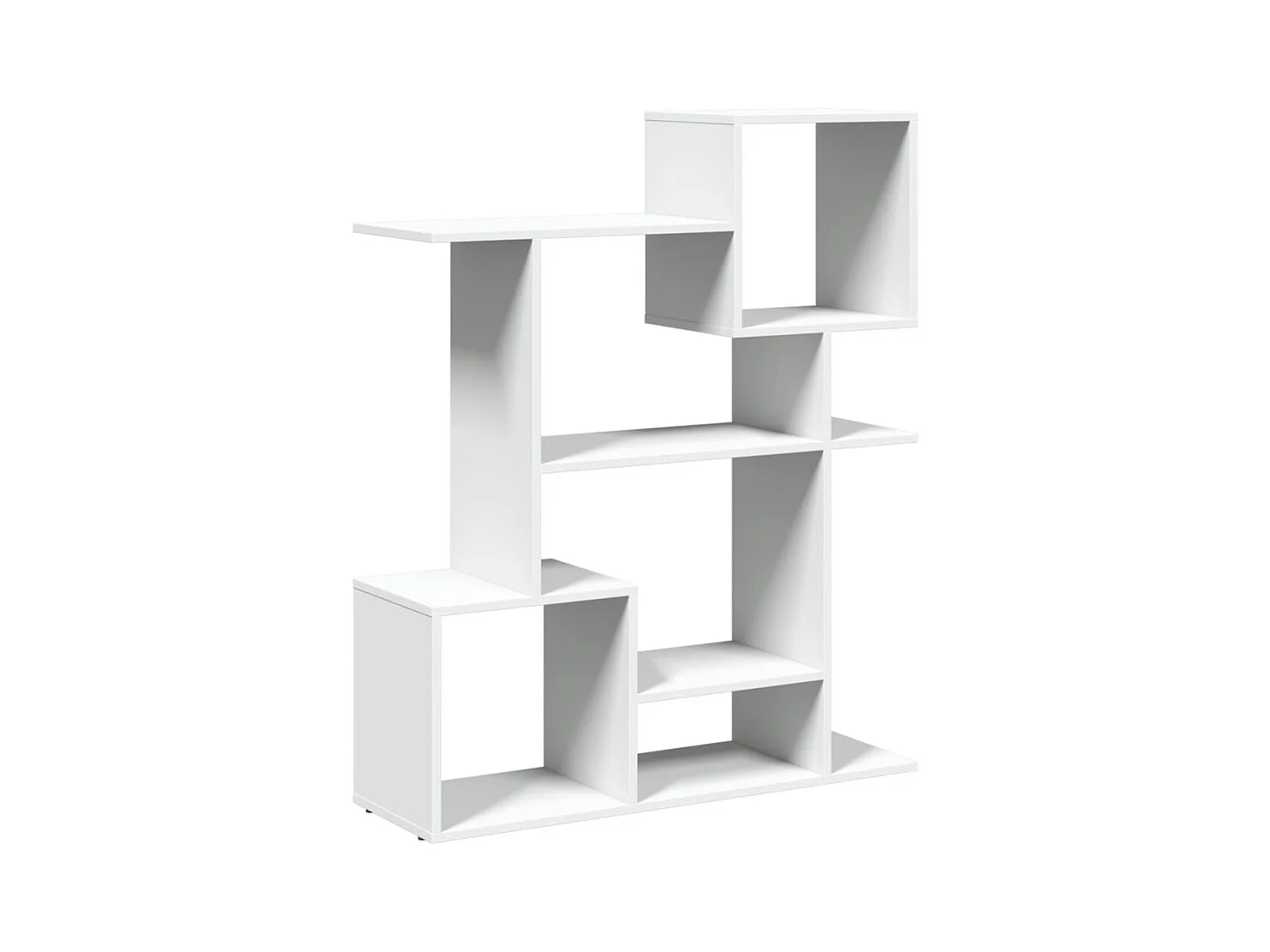 Bibliothèque séparatrice de pièce blanc 92x29x112 cm