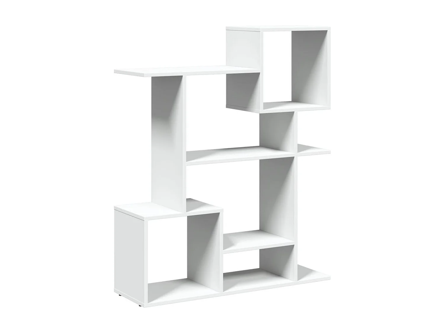 Bibliothèque séparatrice de pièce blanc 92x29x112 cm