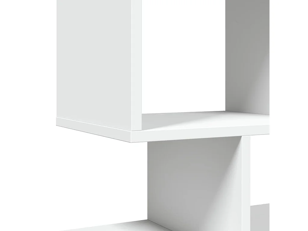 Bibliothèque séparatrice de pièce blanc 92x29x112 cm