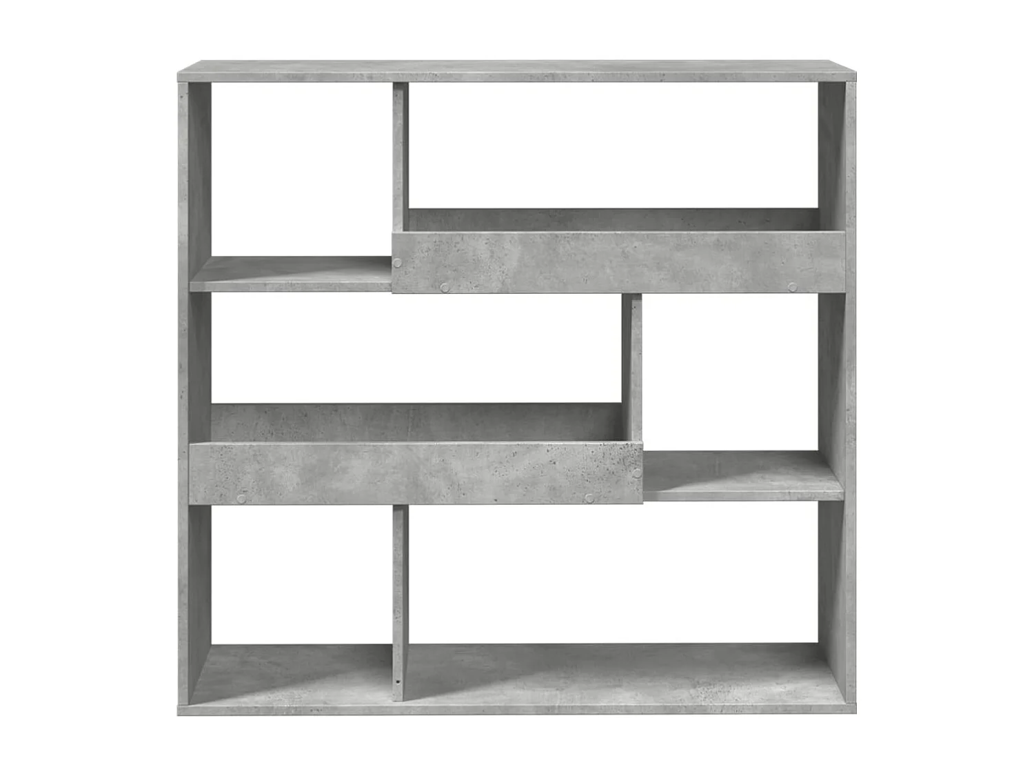 Bibliothèque/Séparateur de pièce gris béton 100x33x94,5 cm