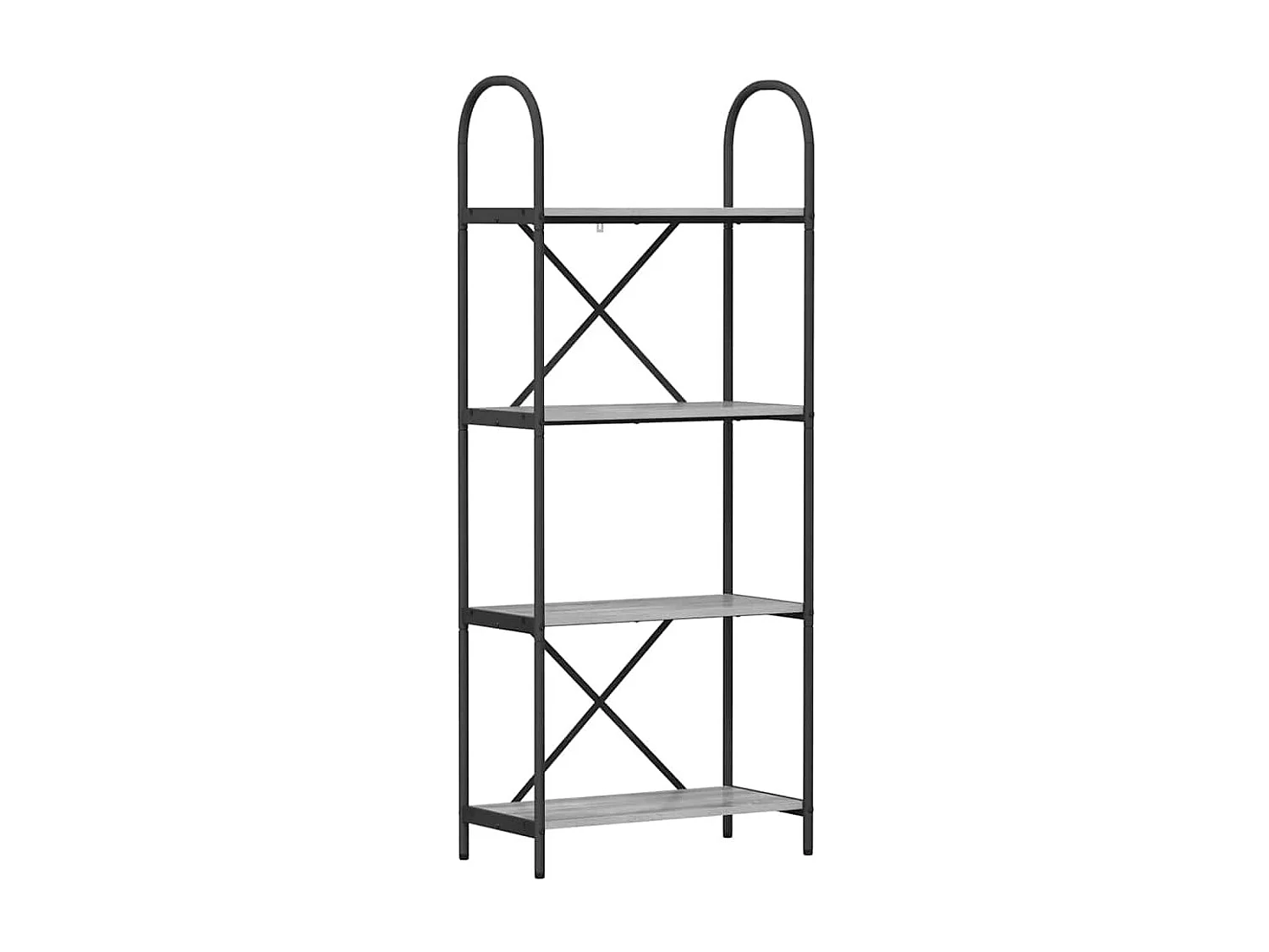 Bibliothèque Sonoma gris 60 x 30 x 146 cm Bois d'ingénierie