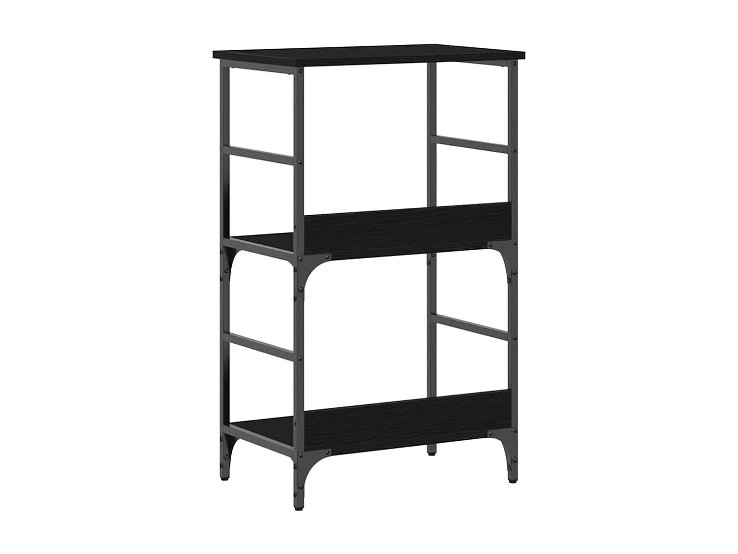 Bibliothèque Chêne noir 50x33x188.5cm Bois D'ingénierie