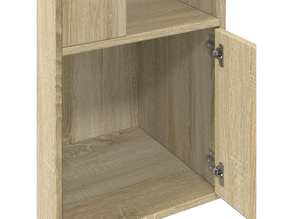 Bibliothèque chêne sonoma 40x36x189 cm bois d'ingénierie