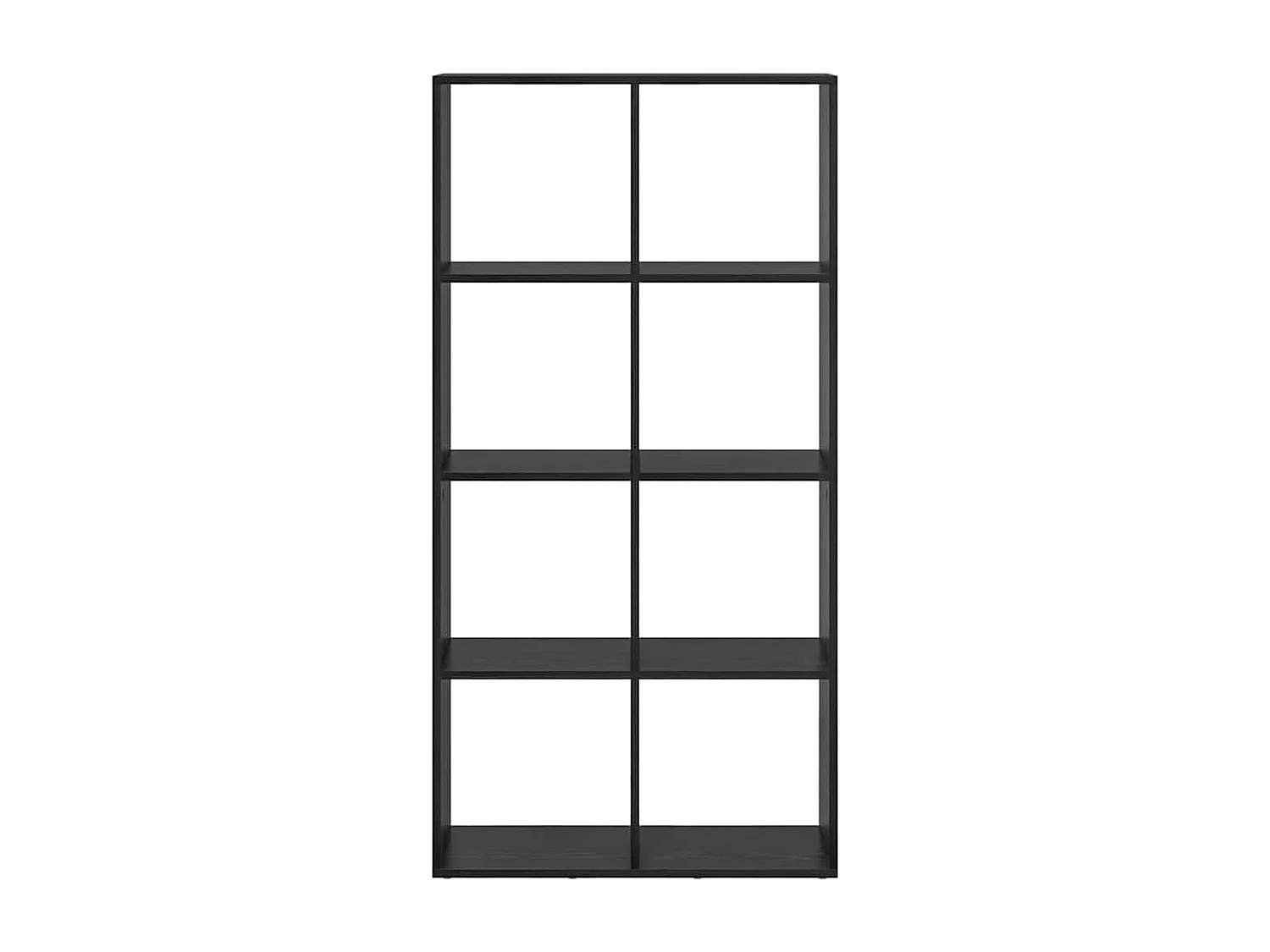 Bibliothèque Chêne noir 69.5 x 29 x 137.5 cm Bois d'ingénierie