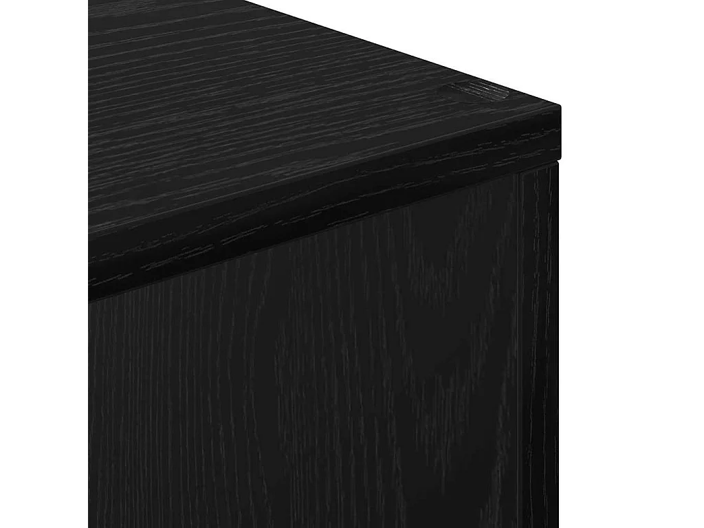 Bibliothèque Chêne noir 69.5 x 29 x 137.5 cm Bois d'ingénierie