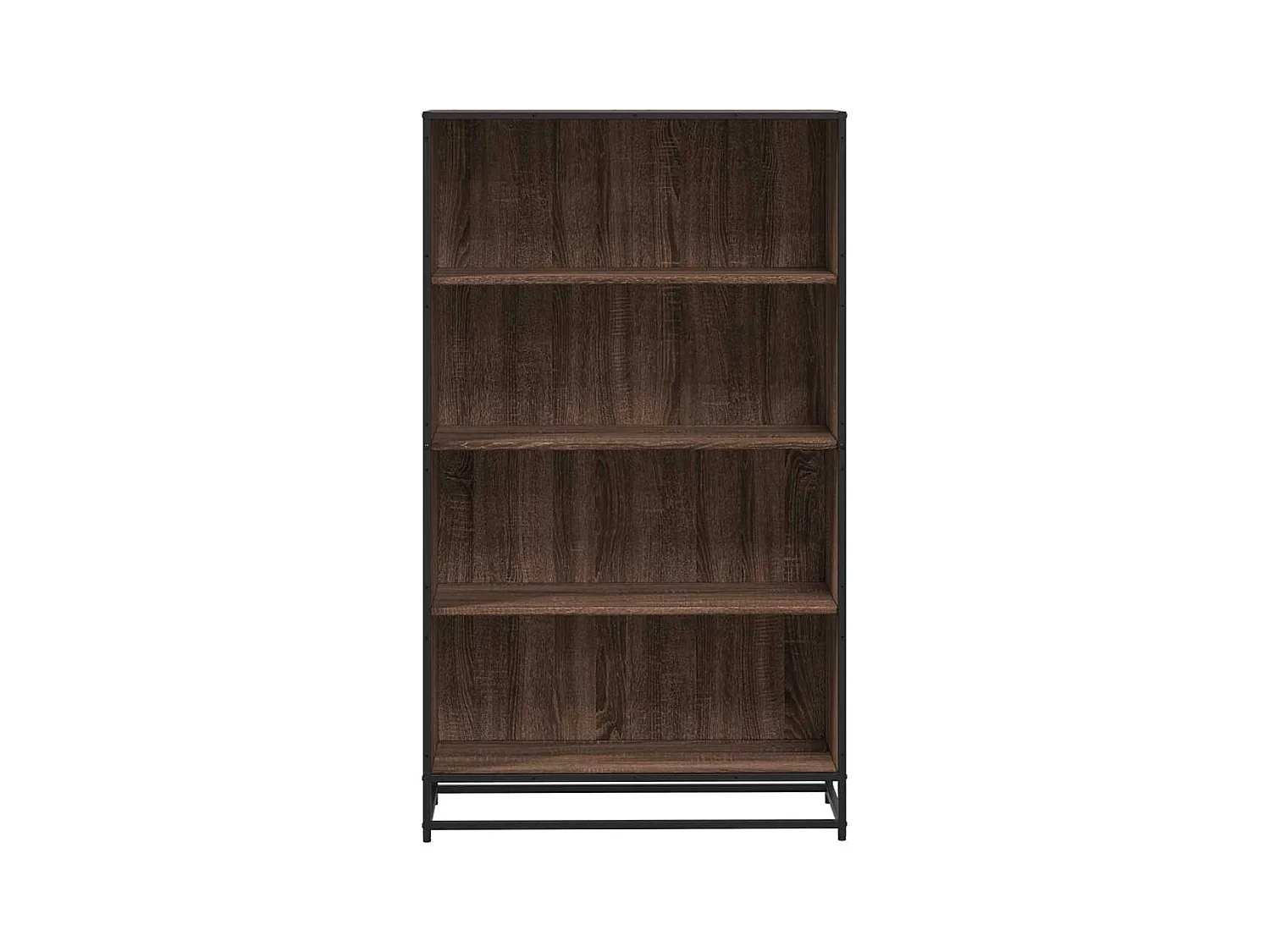 Bibliothèque chêne marron 80,5x35x139 cm bois d'ingénierie