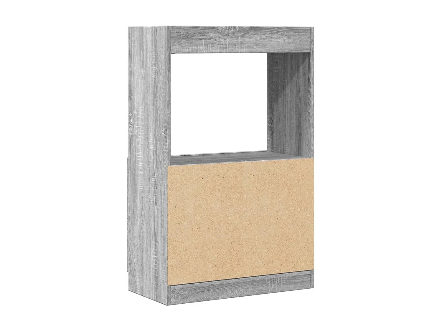 Bibliothèque sonoma gris 63x33x100 cm bois d'ingénierie