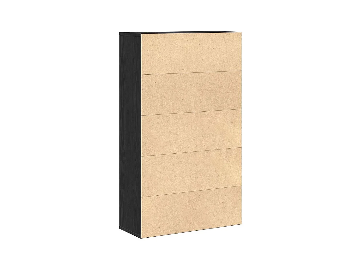 Bibliothèque chêne noir 60x24x101,5 cm bois d'ingénierie