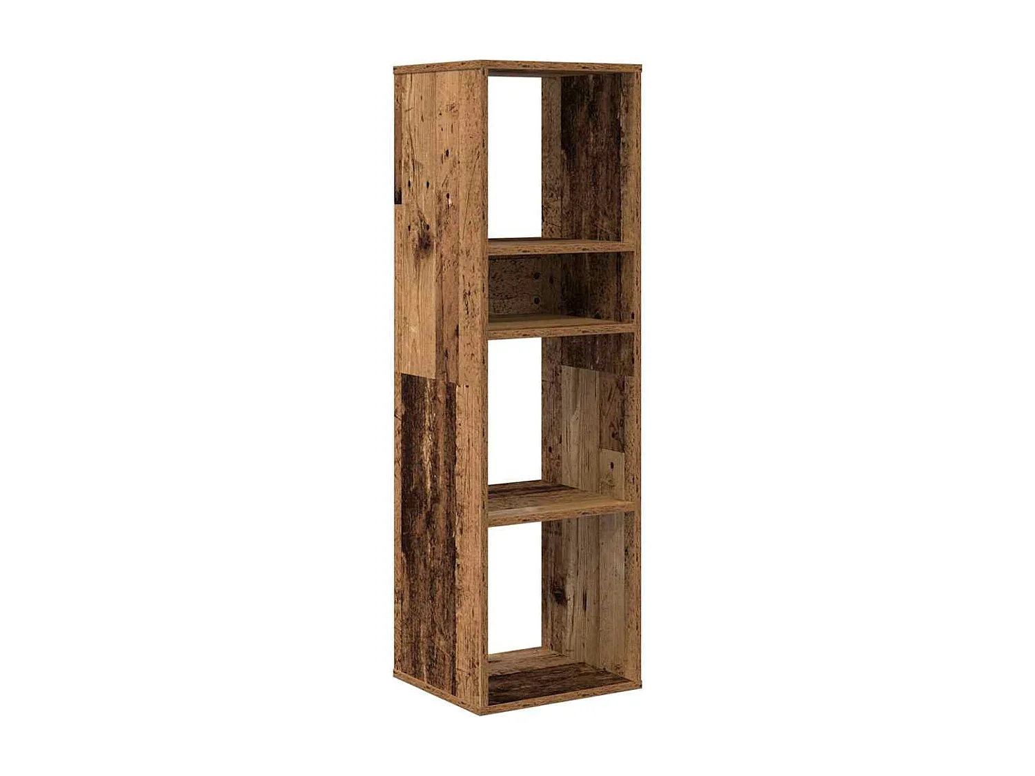 Bibliothèque vieux bois 34x31x112 cm bois d'ingénierie
