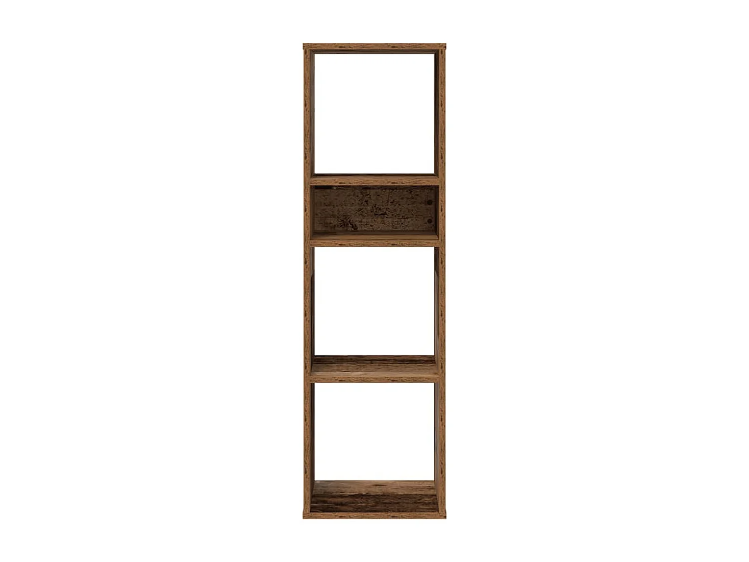 Bibliothèque vieux bois 34x31x112 cm bois d'ingénierie