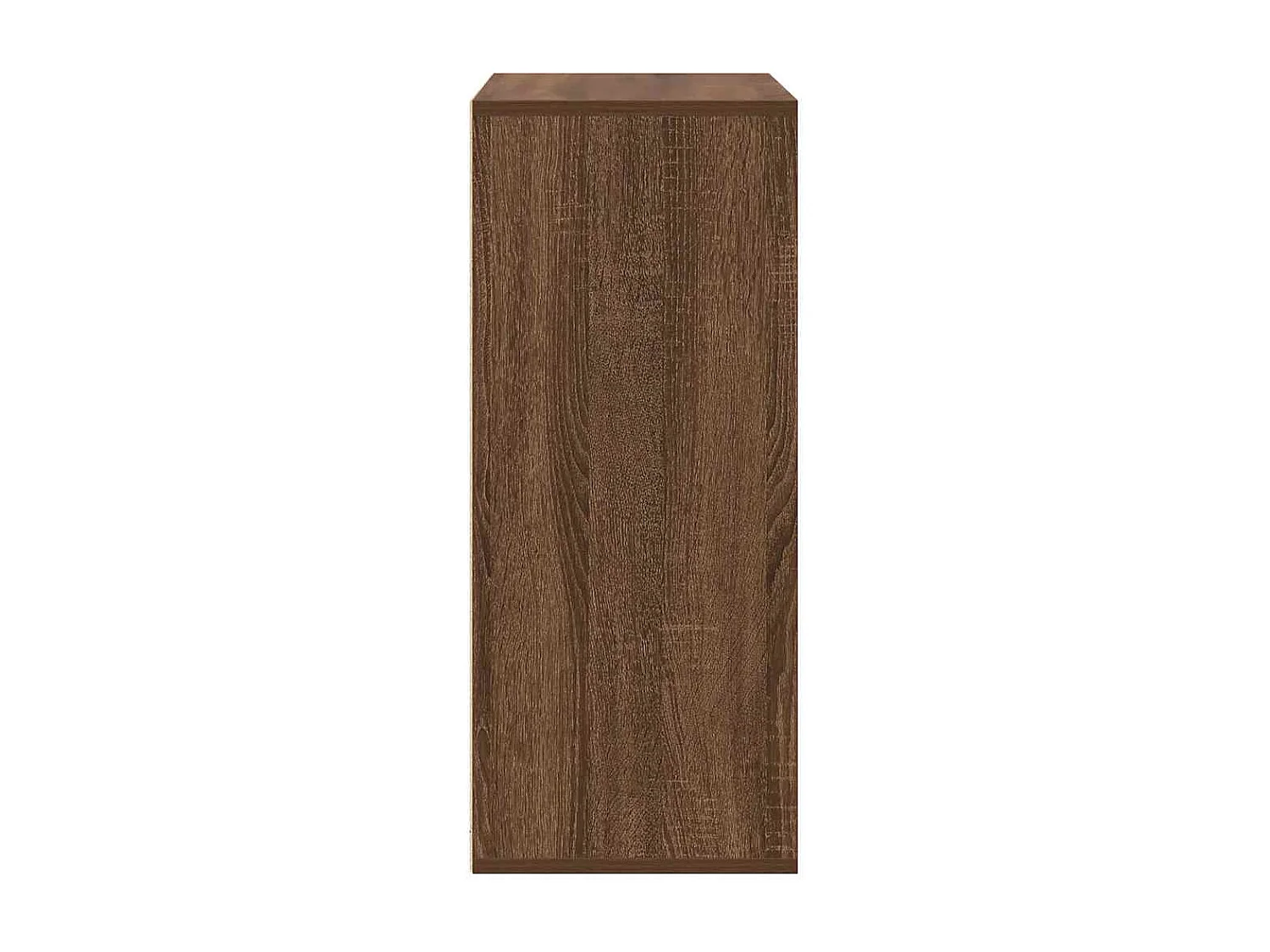 Bibliothèque chêne marron 60x30x71,5 cm bois d'ingénierie