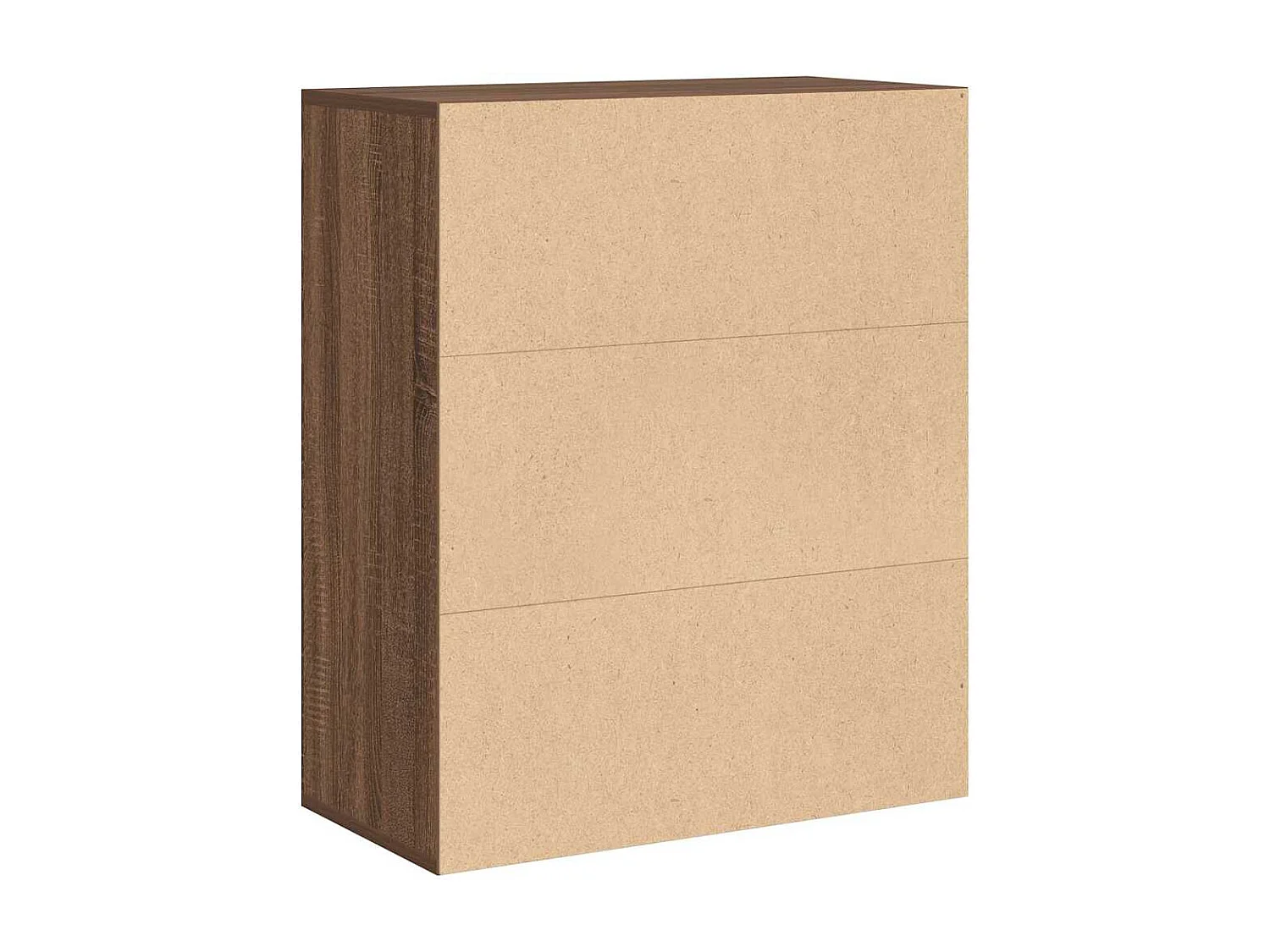 Bibliothèque chêne marron 60x30x71,5 cm bois d'ingénierie