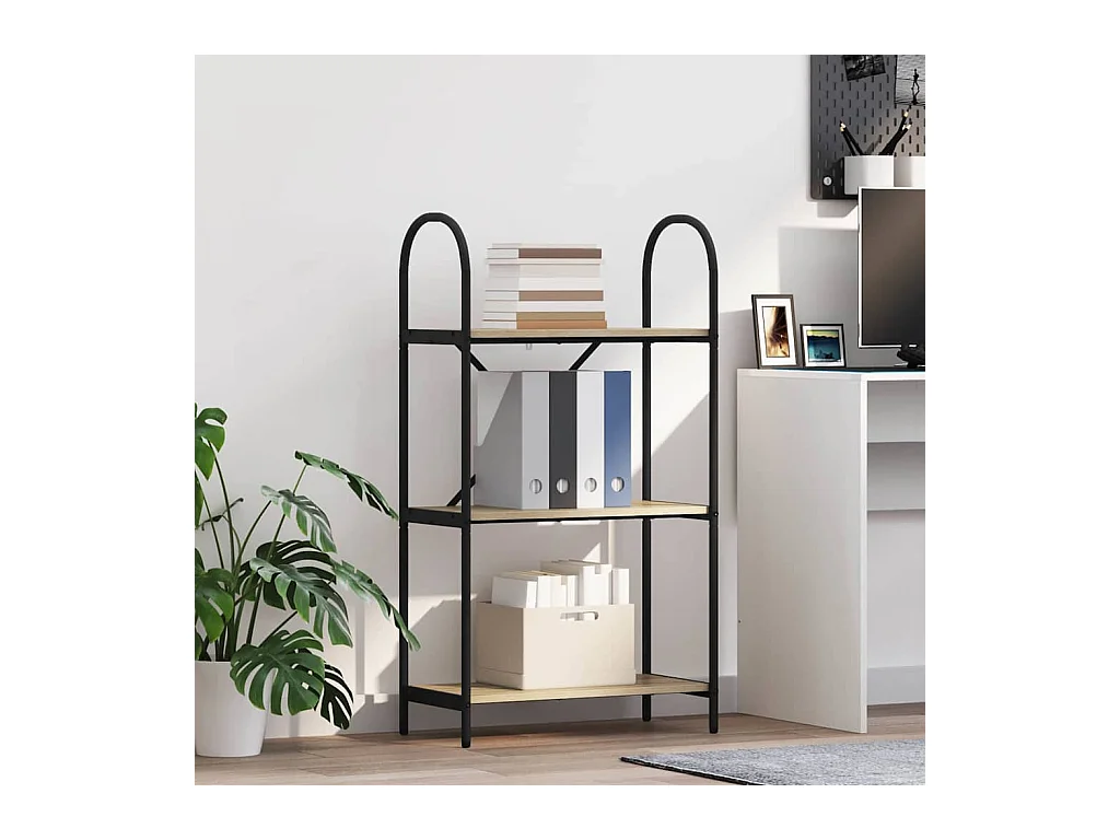 Estante de libros Roble Sonoma 60 x 30 x 109 cm