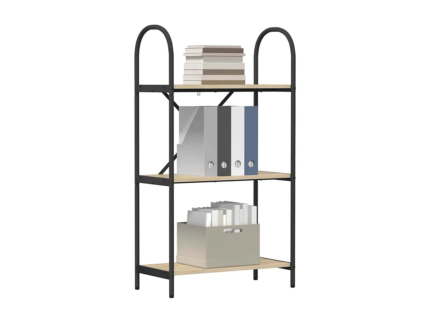 Estante de libros Roble Sonoma 60 x 30 x 109 cm