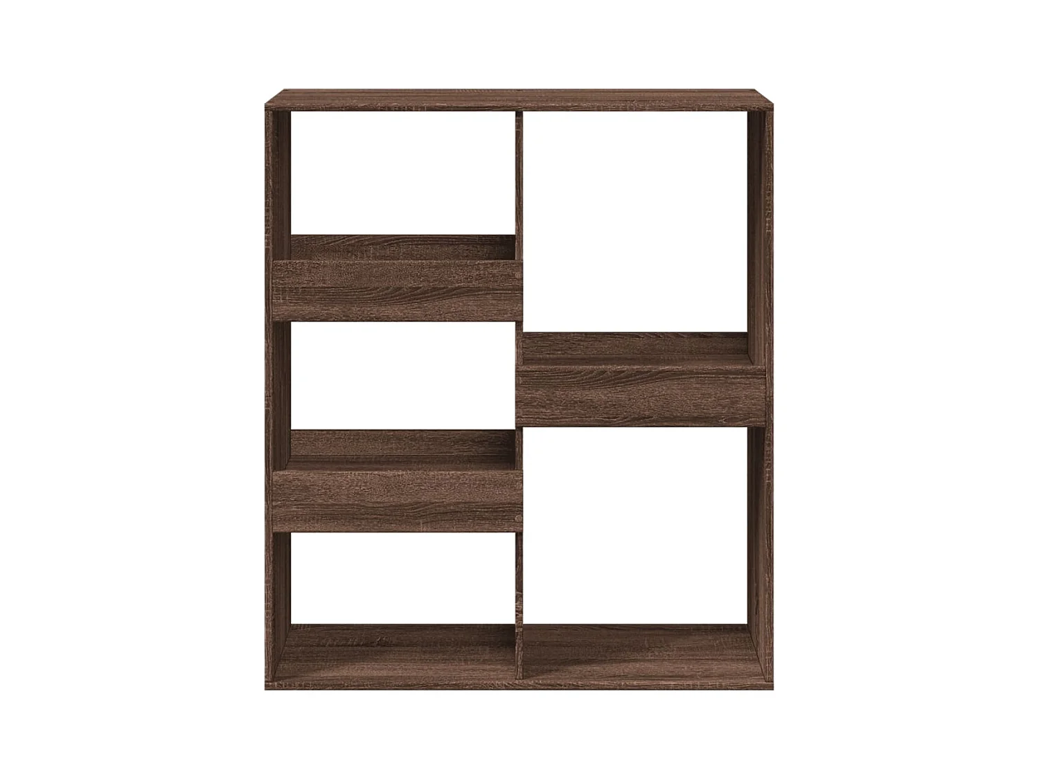 Bibliothèque/Séparateur de pièce chêne marron 100x33x115 cm