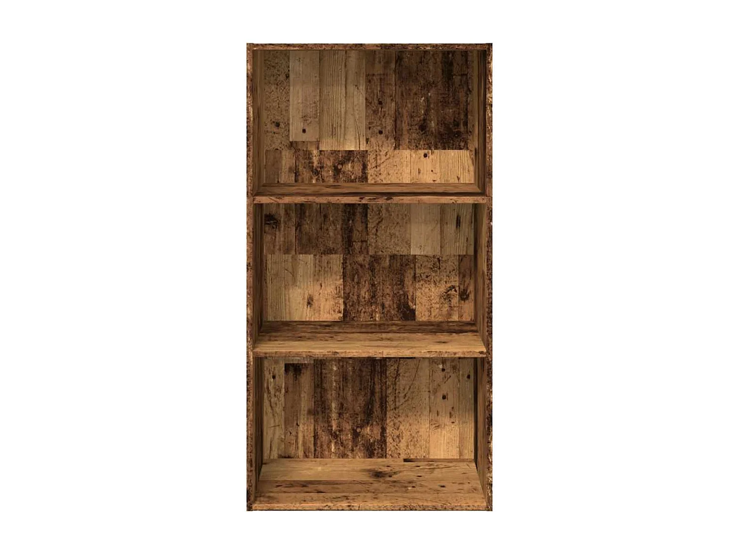 Estantería madera de ingeniería color envejecido 60x30x114 cm