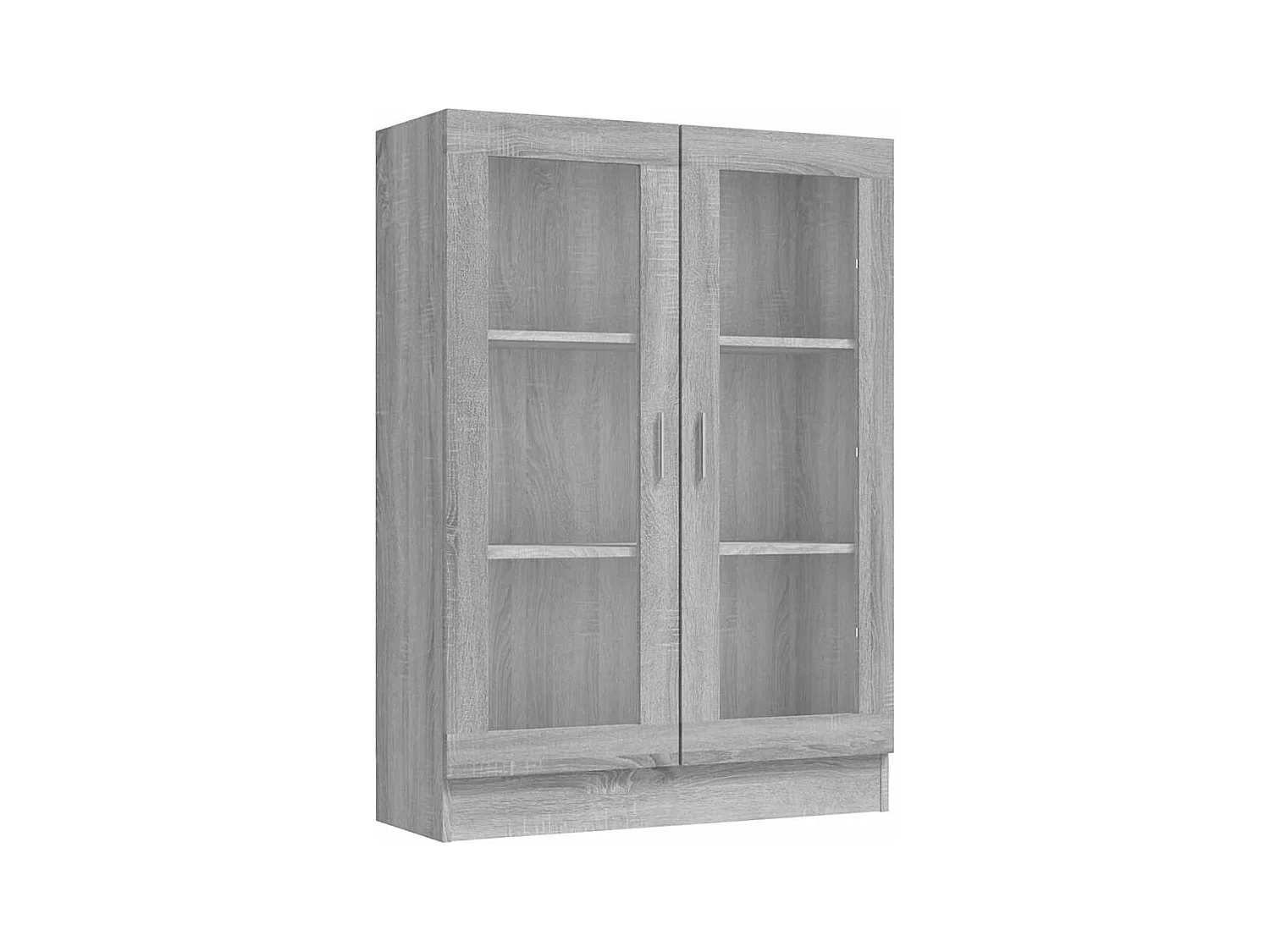 Vitrine Sonoma gris 82,5x30,5x115cm Bois d'ingénierie