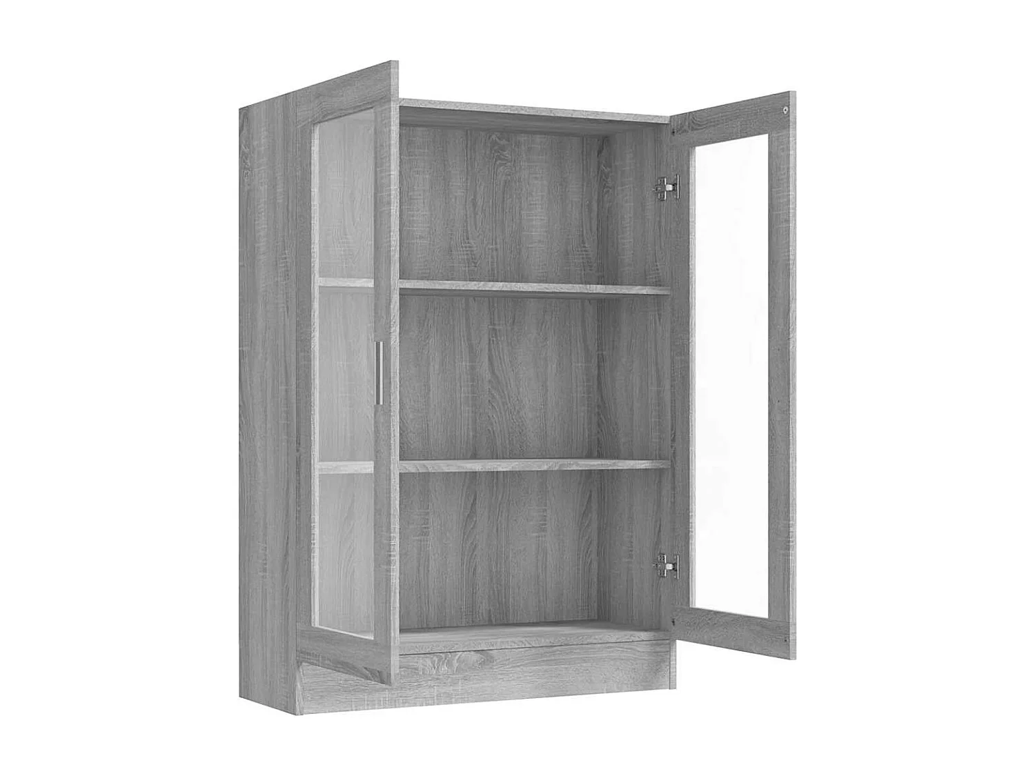 Vitrine Sonoma gris 82,5x30,5x115cm Bois d'ingénierie