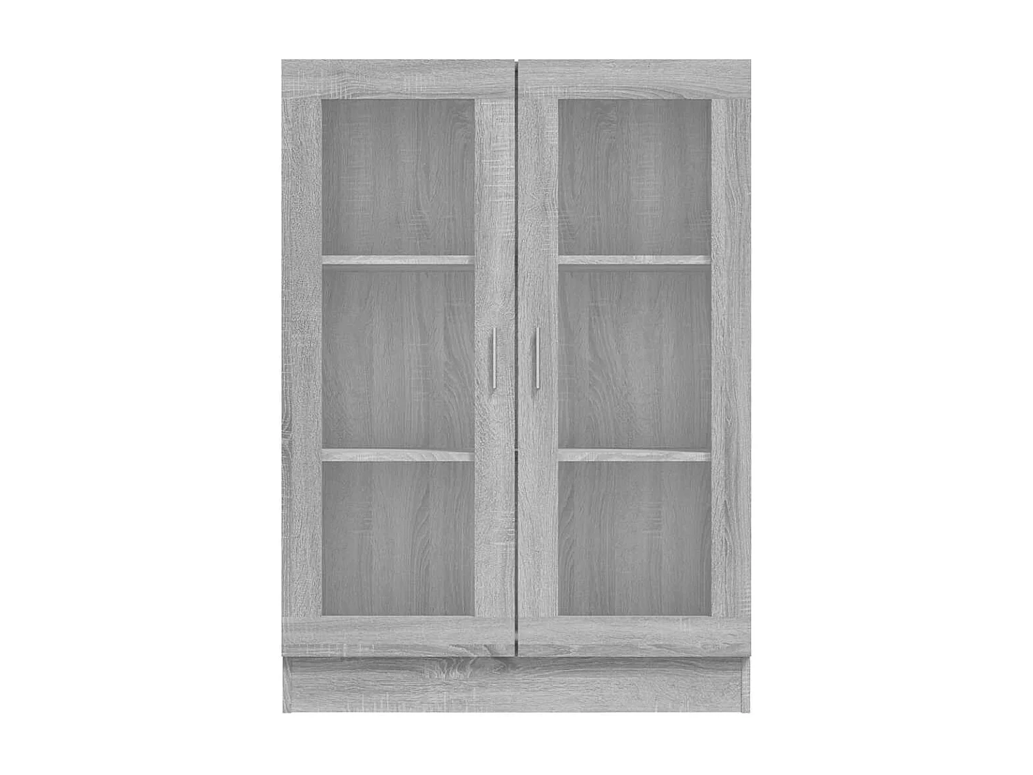 Vitrine Sonoma gris 82,5x30,5x115cm Bois d'ingénierie