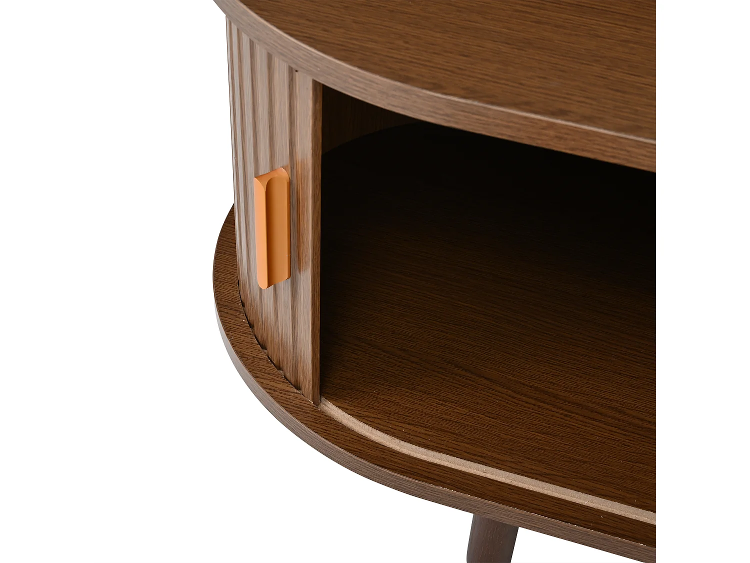 Móvel de TV 170x40x40 cm - com 2 gavetas de rattan - 2 portas corrediças - MDF - Marrom