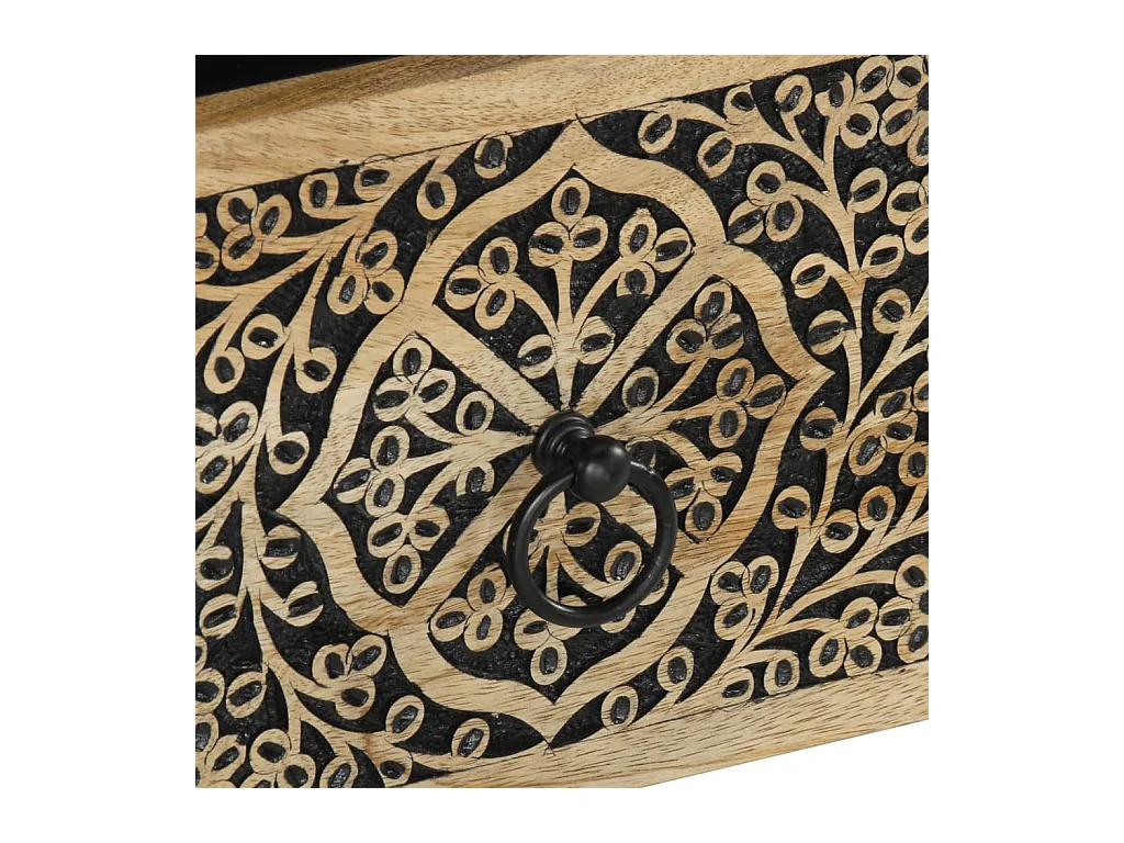 Jean-Didier  Tables de chevet 2 pcs 40x33x46 cm Bois de manguier solide