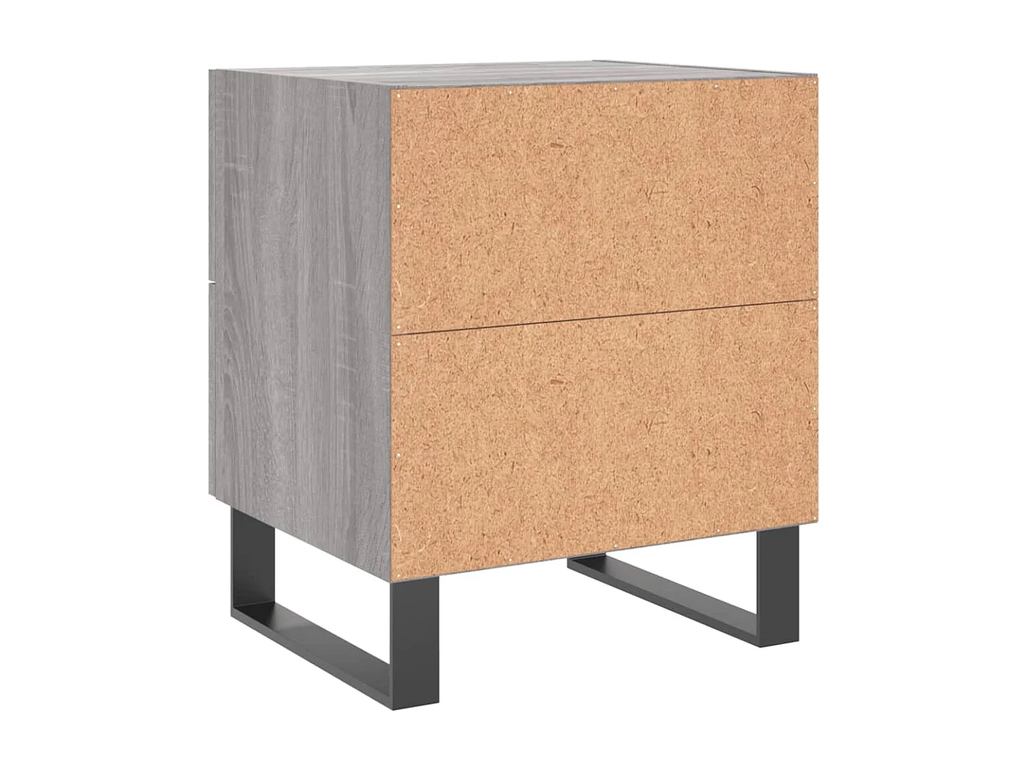 Cennet  Tables de chevet 2 pcs sonoma gris 40x35x47,5 cm