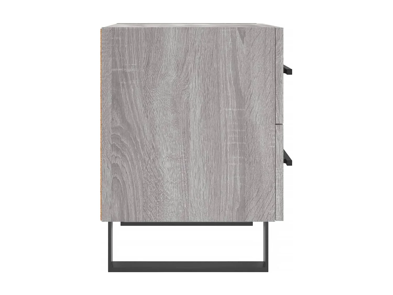 Cennet  Nachtkastjes 2 st 40x35x47,5 cm bewerkt hout grijs sonoma eiken